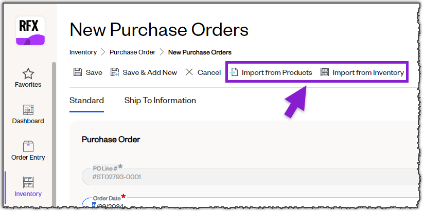 import from products or inventory.png